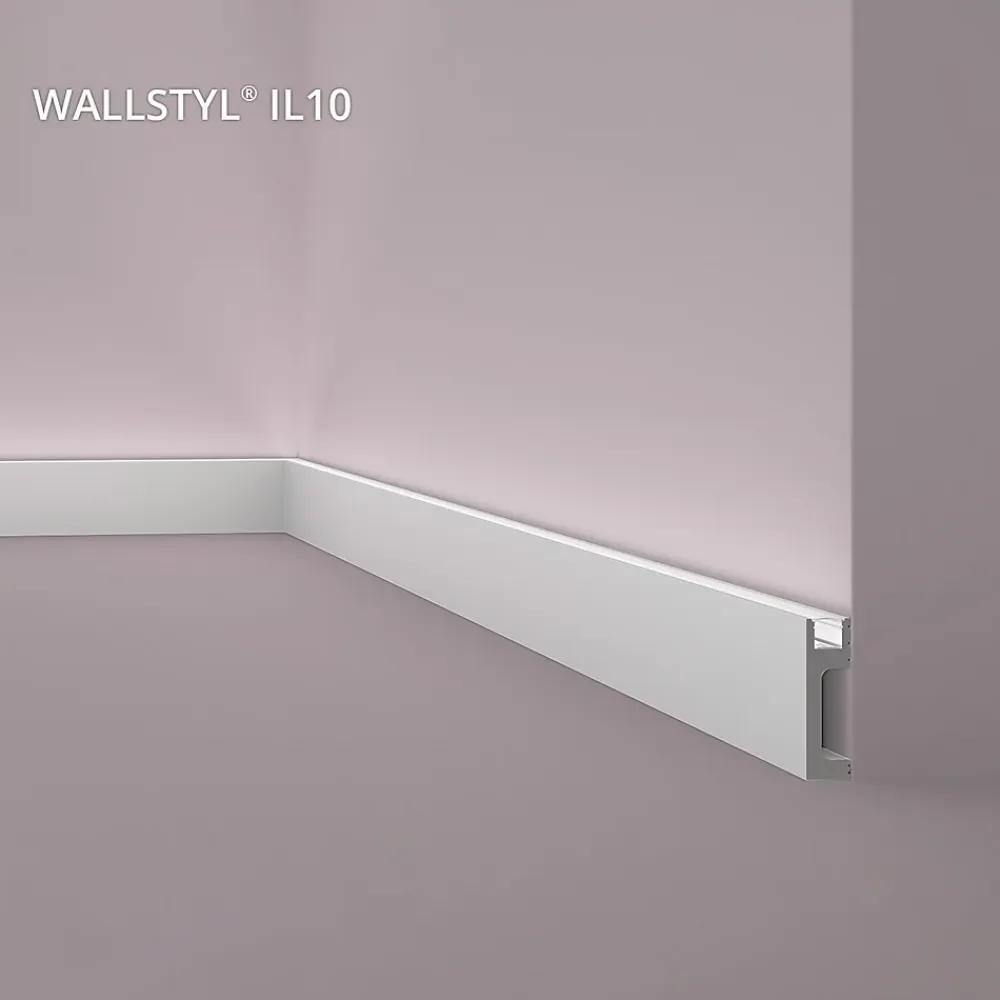 Noel & Marquet Plinthe Pour Parquet Et Stratifié<Plinthe NMC WALLSTYL IL10 Moulure décorative Corniche de plafond Éclairage indirect