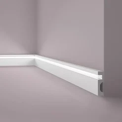 Noel & Marquet Plinthe NMC WALLSTYL IL11 Moulure décorative Corniche de plafond Éclairage indirect- Plinthe Pour Parquet Et Stratifié