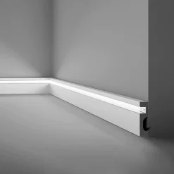 Noel & Marquet Plinthe NMC WALLSTYL IL11 Moulure décorative Corniche de plafond Éclairage indirect- Plinthe Pour Parquet Et Stratifié