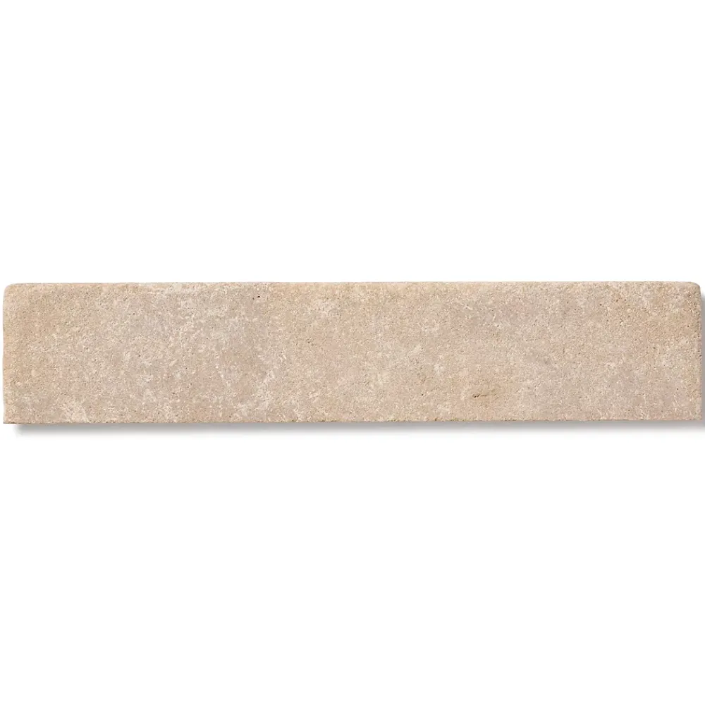 Ro'Ma Nature Plinthe Pierre de l'Atlas Beige 40x8x1,5 cm Vieillie (lot de 10 soit 4 mètres) -- Plinthe Pour Carrelage Sol