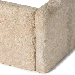 Ro'Ma Nature Plinthe Pierre de l'Atlas Beige 40x8x1,5 cm Vieillie (lot de 10 soit 4 mètres) -- Plinthe Pour Carrelage Sol
