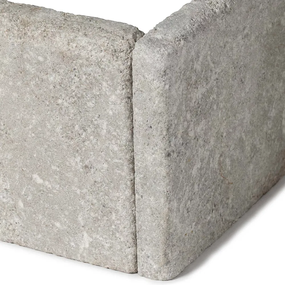 Ro'Ma Nature Plinthe Pierre de l'Atlas Gris 40x8x1,5 cm Vieillie (lot de 10 soit 4 mètres) -- Plinthe Pour Carrelage Sol