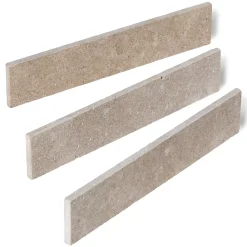 Ro'Ma Nature Plinthe Pour Carrelage Sol<Plinthe Pierre d'Egypte Beige 40,6x8x1,2 cm Vieillie (lot de 10 soit 4 mètres) -