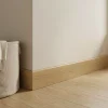 GoodHome Plinthe Pour Parquet Et Stratifié<Plinthe Plaquée bois Décor 275 vernis blond (vendue à la pièce)