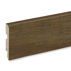 GoodHome Plinthe Pour Parquet Et Stratifié<Plinthe Plaquée bois Décor 285 chêne verni bois rustique (vendue à la pièce)