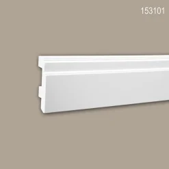 Profhome Plinthe 153101 Moulure décorative- Plinthe Pour Parquet Et Stratifié