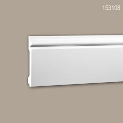 Profhome Plinthe 153108 Moulure décorative- Plinthe Pour Parquet Et Stratifié