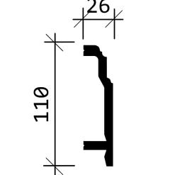 Profhome Plinthe Pour Parquet Et Stratifié<Plinthe 653101 Moulure décorative
