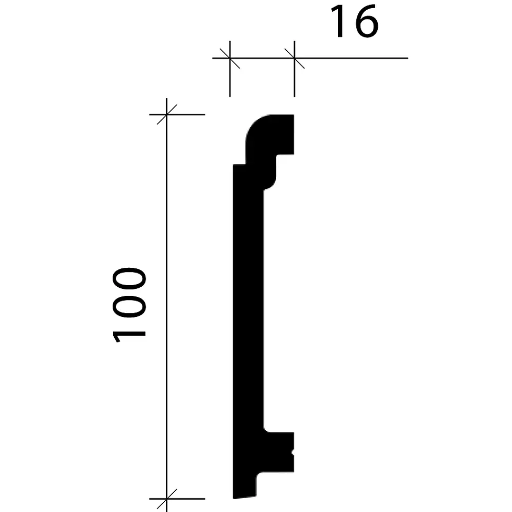 Profhome Plinthe Pour Parquet Et Stratifié<Plinthe 653116 Planchette 2 m