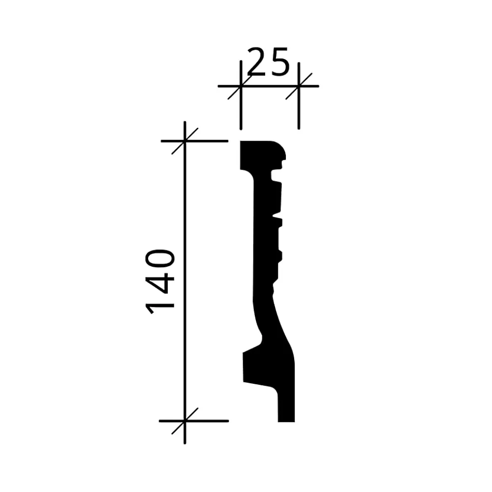 Profhome Plinthe Pour Parquet Et Stratifié<Plinthe 153501 Planchette 2 m