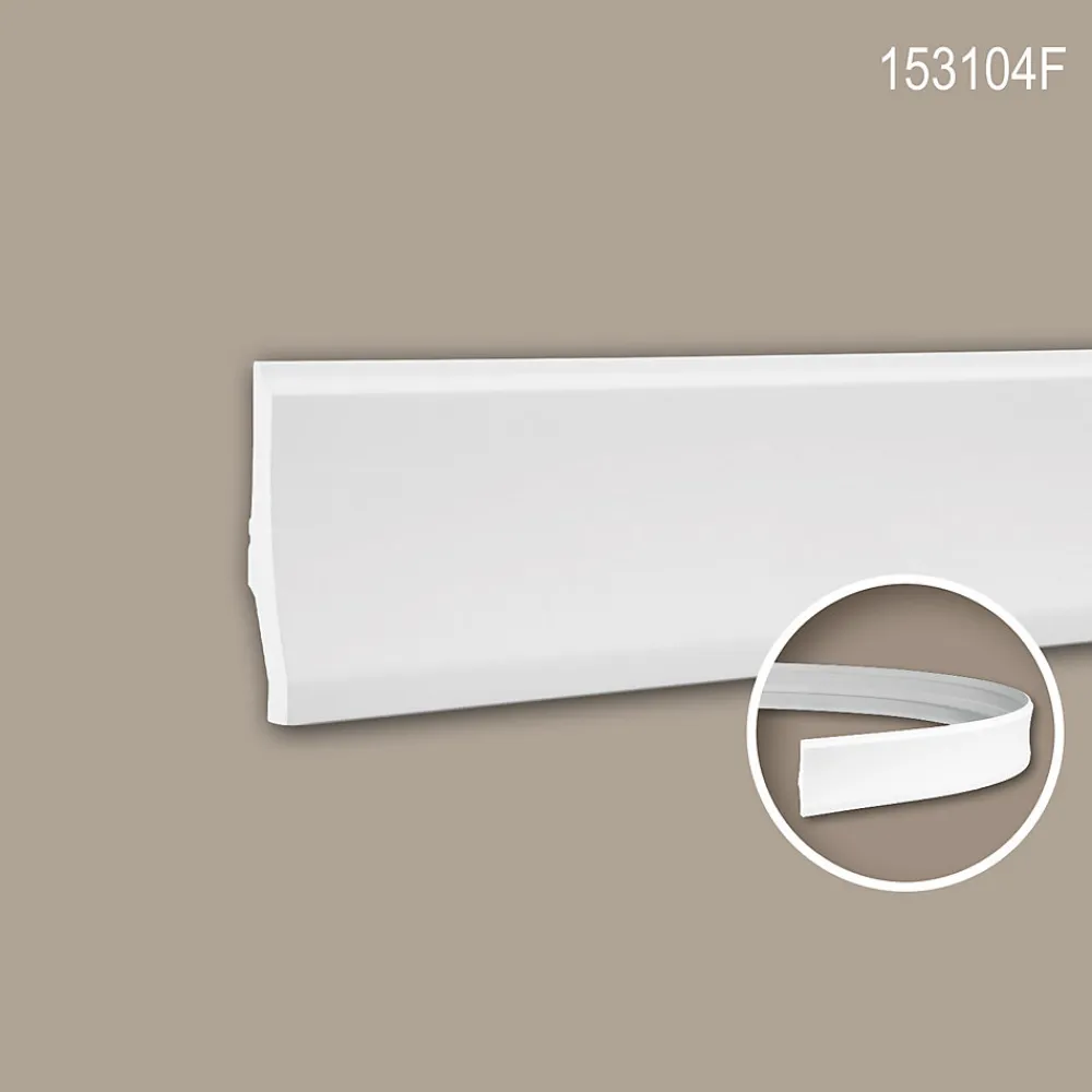 Profhome Plinthe Pour Parquet Et Stratifié<Plinthe 153104F Moulure décorative flexible