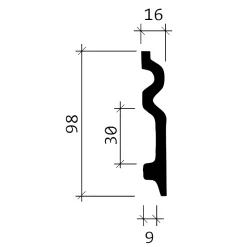 Profhome Plinthe Pour Parquet Et Stratifié<Plinthe 153109F Moulure décorative flexible