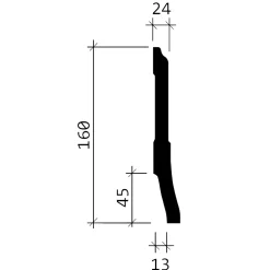 Profhome Plinthe Pour Parquet Et Stratifié<Plinthe 153105F Moulure décorative flexible