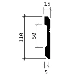 Profhome Plinthe Pour Parquet Et Stratifié<Plinthe 153103F Moulure décorative flexible