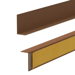 Quest Plinthe PVC rigide 35x18 mm, Plinthe murale autocollante, decorative, 200 cm, marron- Plinthe Pour Sol En Vinyle Et Pvc