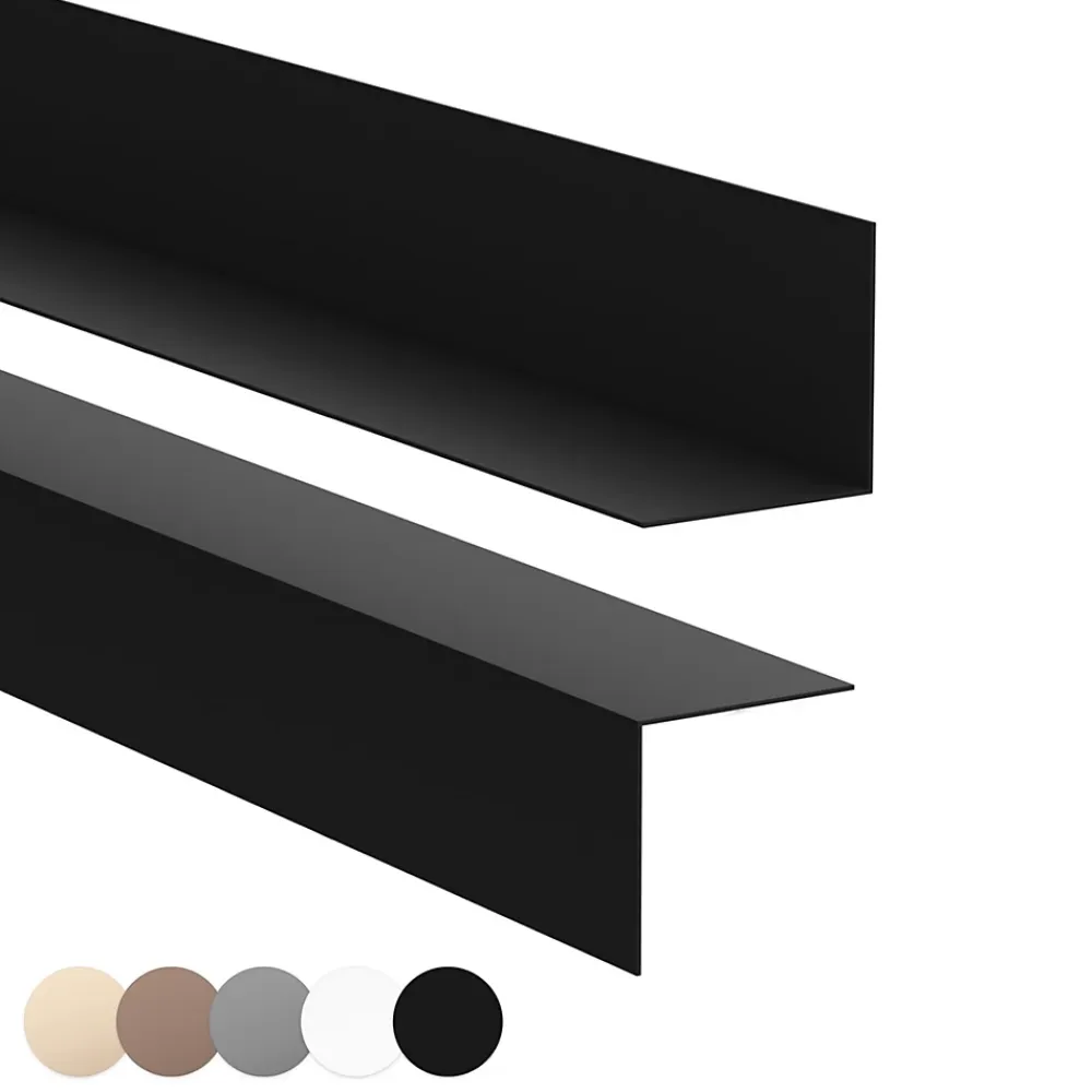 Quest Plinthe Pour Sol En Vinyle Et Pvc<Plinthe PVC rigide 20x20 mm, Plinthe murale décorative, 200 cm, noir