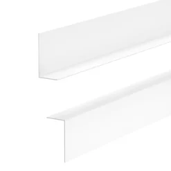 Quest Plinthe Pour Sol En Vinyle Et Pvc<Plinthe PVC rigide 25x25 mm, Plinthe murale décorative, 200 cm, blanc