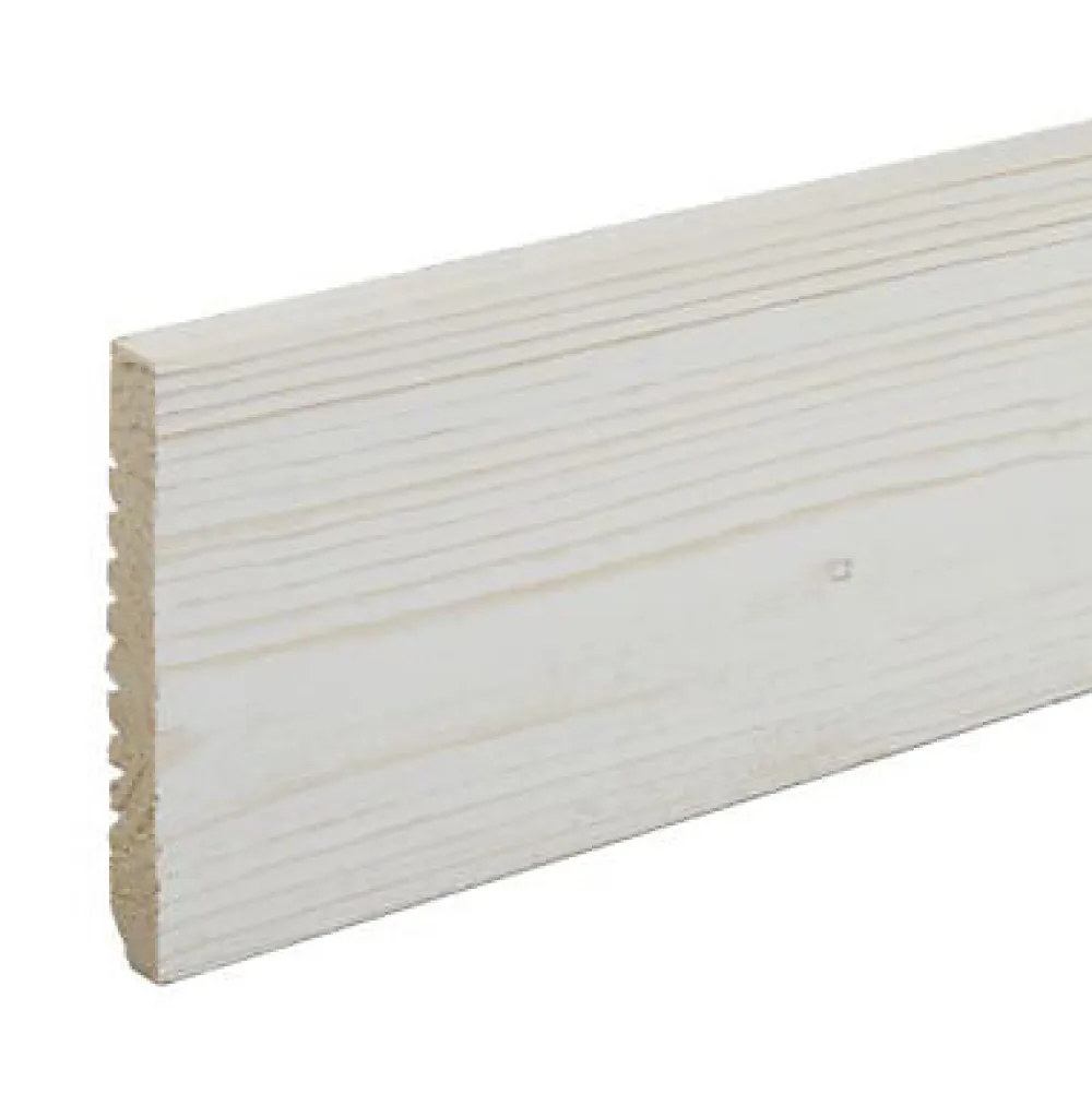 Lambris Mural<Plinthe ressuye Blanc 9 x 68 mm L.2,05 m