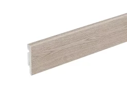 GoodHome Plinthe Résine grise 220 x 6 cm- Plinthe Pour Sol En Vinyle Et Pvc