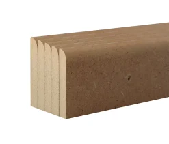Plinthe Bois|Plinthe Bois<Plinthe réversible MDF 200 x 10 cm, ép.10 mm (vendu par lot de 5)