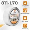 Quest Plinthe Souple Auto-Adhésive en PVC 70x20mm, 1m, Bande Flexible, Facile à Installer, Adaptée à Toutes Surfaces, blanc- Plinthe Pour Sol En Vinyle Et Pvc