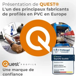 Quest Plinthe Pour Sol En Vinyle Et Pvc<Plinthe Souple Auto-Adhésive en PVC 32x23mm, 15m, Bande Flexible, Facile à Installer, sur Toutes les Surfaces, graphite