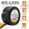 Quest Plinthe Souple Auto-Adhésive en PVC 100x25mm, 15m, Bande Flexible, Facile à Installer, Adaptée à Toutes Surfac, noir- Plinthe Pour Sol En Vinyle Et Pvc