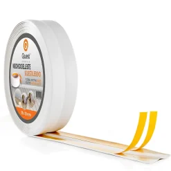 Quest Plinthe Souple Auto-Adhésive en PVC 18x18mm, 5m, Bande Élastique pour Finitions et Étanchéité des Jonctions, blanc- Plinthe Pour Sol En Vinyle Et Pvc
