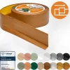 Quest Plinthe Souple Auto-Adhésive en PVC 50x20mm, 5m, Bande Flexible, Facile à Installer, sur Toutes les Surfaces, chêne rustique- Plinthe Pour Sol En Vinyle Et Pvc