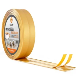 Quest Plinthe Souple Auto-Adhésive en PVC 15x15mm, 15m, Bande Élastique pour Finitions et Étanchéité des Jonctions, l'or- Plinthe Pour Sol En Vinyle Et Pvc