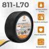 Quest Plinthe Souple Auto-Adhésive en PVC 70x20mm, 20m, Bande Flexible, Facile à Installer, Adaptée à Toutes Surface, noir- Plinthe Pour Sol En Vinyle Et Pvc