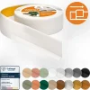 Quest Plinthe Pour Sol En Vinyle Et Pvc<Plinthe Souple Auto-Adhésive en PVC 50x20mm, 25m, Bande Flexible, Facile à Installer, sur Toutes les Surfaces, blanc