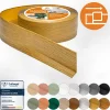 Quest Plinthe Souple Auto-Adhésive en PVC 50x20mm, 15m, Bande Flexible, Facile à Installer, sur Toutes les Surfaces, chêne- Plinthe Pour Sol En Vinyle Et Pvc
