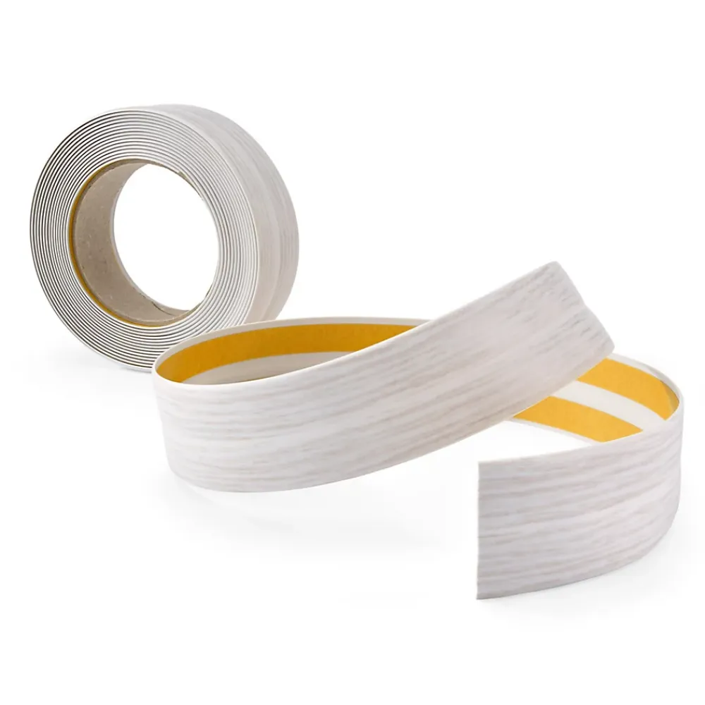 Quest Plinthe Pour Sol En Vinyle Et Pvc<Plinthe Souple Auto-Adhésive en PVC 25x15mm, 20m, Bande Élastique pour Finitions et Étanchéité des Jonctions, bouleau