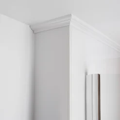 Quest Plinthe Souple Auto-Adhésive en PVC 18x18mm, 20m, Bande Élastique pour Finitions et Étanchéité des Jonctions, blanc- Plinthe Pour Sol En Vinyle Et Pvc