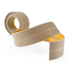 Quest Plinthe Souple Auto-Adhésive en PVC 18x18mm, 5m, Bande Élastique pour Finitions et Étanchéité des Jonctions, beige- Plinthe Pour Sol En Vinyle Et Pvc