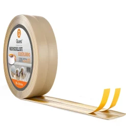 Quest Plinthe Souple Auto-Adhésive en PVC 18x18mm, 5m, Bande Élastique pour Finitions et Étanchéité des Jonctions, beige- Plinthe Pour Sol En Vinyle Et Pvc