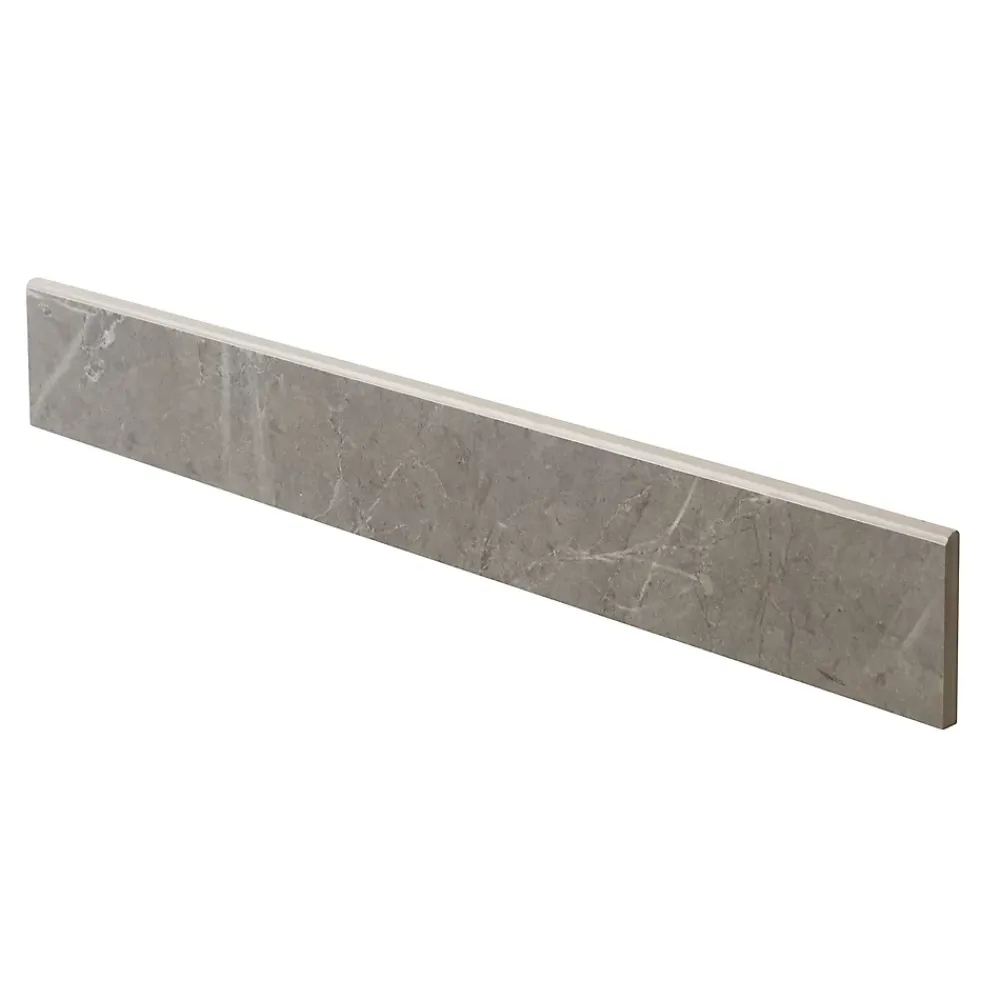 Colours Plinthe Ultimate marbre poli gris 8 x 60 cm- Plinthe Pour Carrelage Sol
