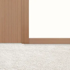 Reivilo Plinthes assorties pour bloc-porte Premium aspect chêne gris- Plinthe Bois|Plinthe Bois