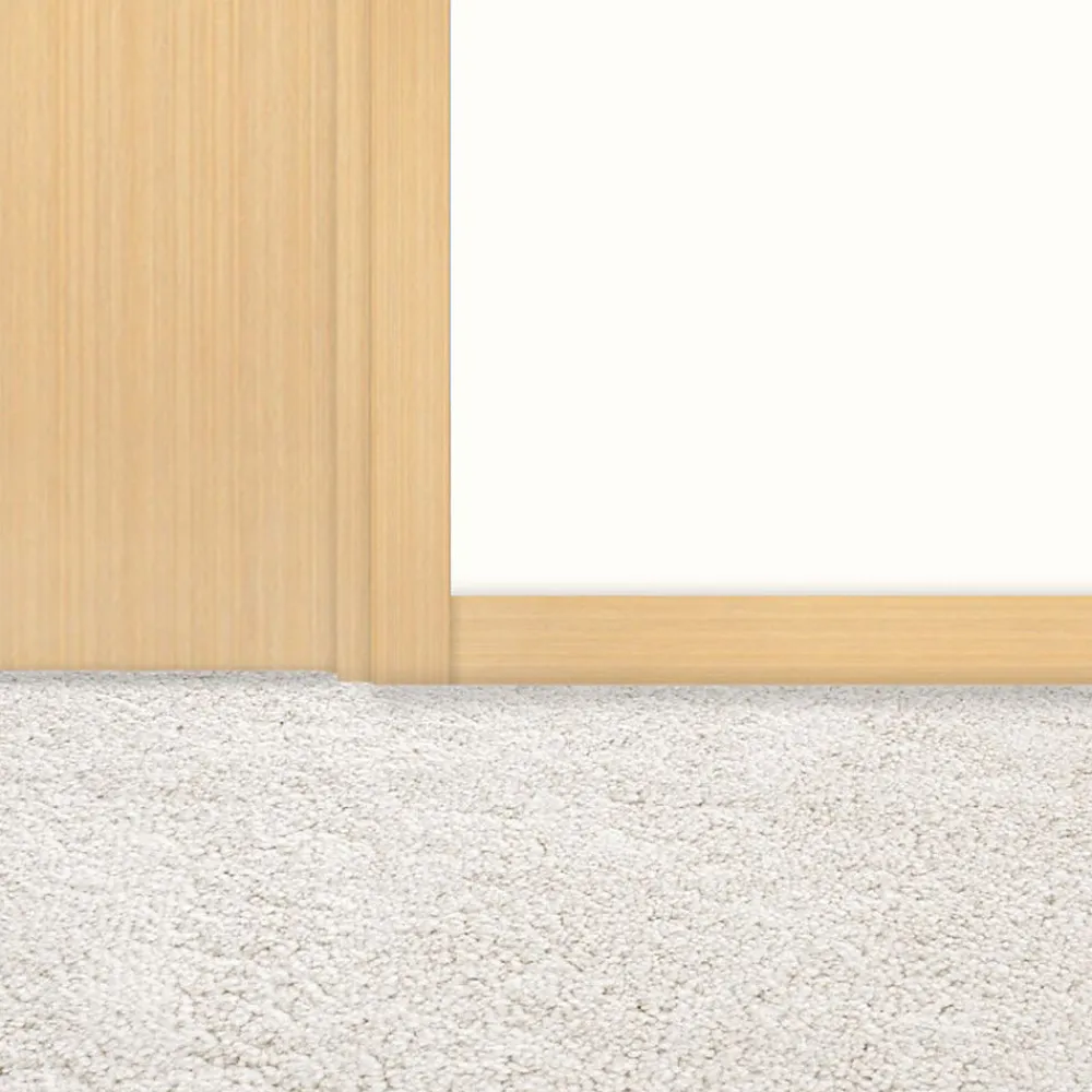 Reivilo Plinthe Bois|Plinthe Bois<Plinthes assorties pour bloc-porte Premium aspect chêne clair