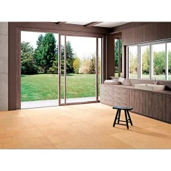 Gioia Materia Plinthes pour Carrelage grès cérame effet terrazzo Wind - Miel - Plinthe 50x7.5cm boîte de 0.51 ml - Miel- Carrelage Sol Pour Wc