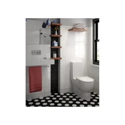 Gioia Materia Plinthes pour Carrelage mural faïence effet uni EVOLUTION - Noir - Mat - Plinthe 15x15cm boîte de 0.72 ml - Noir - Mat- Faïence Pour Wc|Faïence Pour Pièce À Vivre