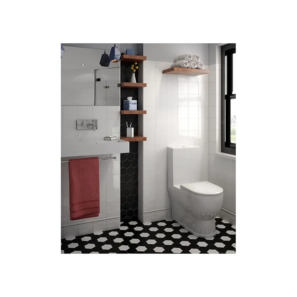Gioia Materia Plinthes pour Carrelage mural faïence effet uni EVOLUTION - Noir - Mat - Plinthe 15x15cm boîte de 0.72 ml - Noir - Mat- Faïence Pour Wc|Faïence Pour Pièce À Vivre