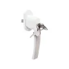 Acbat Poignée alu à clé blanc pour fenêtre L.125mm- Poignée De Fenêtre