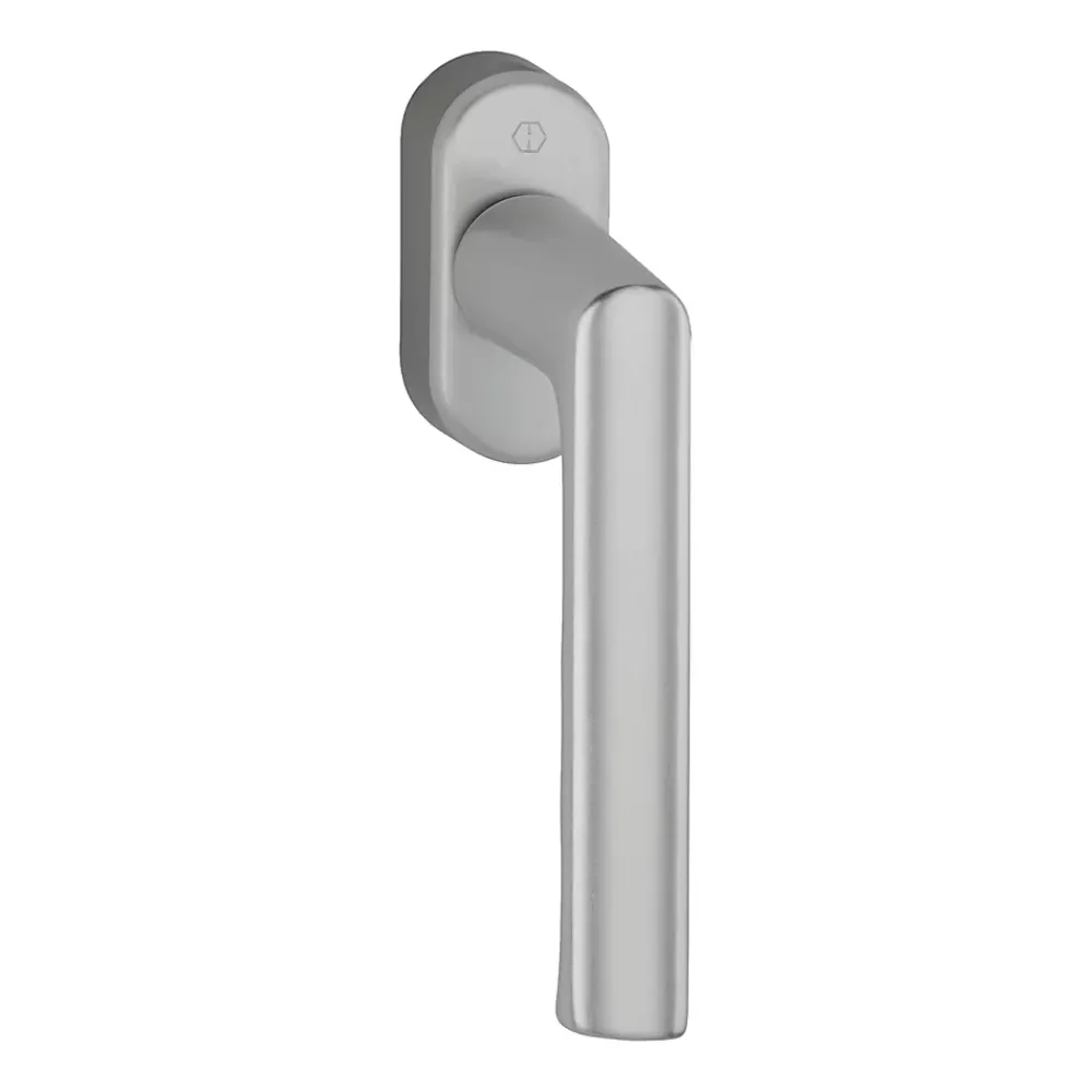 Acbat Poignée De Fenêtre<Poignée alu anodisé aspect inox Hamburg pour fenêtre L.129mm