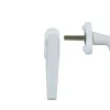 GoodHome Poignée De Fenêtre<Poignée alu blanc pour fenêtre pvc blanc