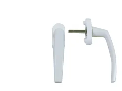 GoodHome Poignée De Fenêtre<Poignée alu blanc pour fenêtre pvc blanc