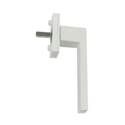 GoodHome Poignée Pour Porte-Fenêtre<Poignée alu carré blanc pour fenêtre et porte fenêtre alu blanc