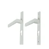 GoodHome Poignée Pour Porte-Fenêtre<Poignée alu carré cylindre blanc pour porte fenêtre pvc blanc