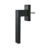 GoodHome Poignée alu carré gris pour fenêtre et porte fenêtre alu gris- Poignée Pour Porte-Fenêtre